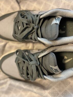 Nike Grey and Light Grey Low-Top Sneakers